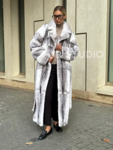 Норковая шуба - крестовка - фото 3