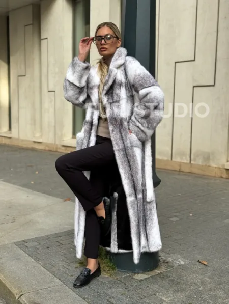 Норковая шуба - крестовка - фото 7