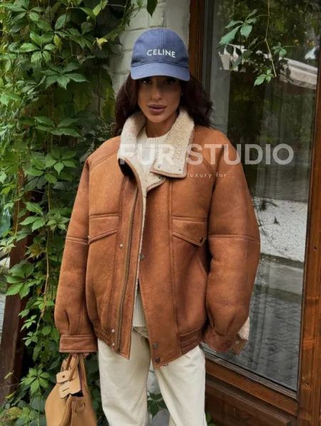 Дубленка женская 2026 - фото 6