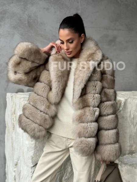 Шуба из песца - фото 10