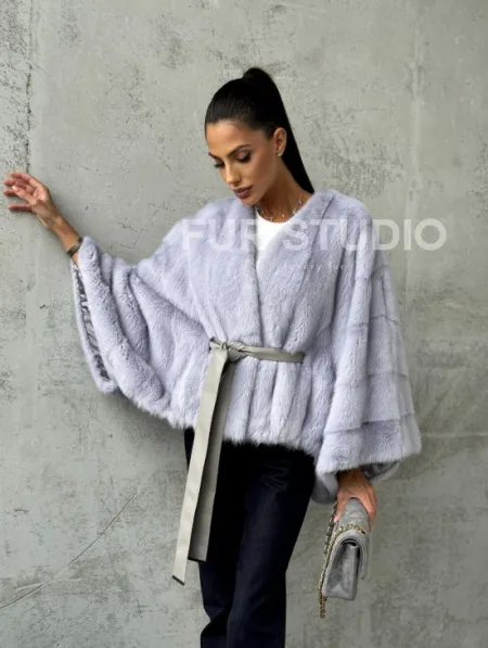 Короткая норковая шуба - фото 8