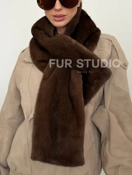 Шарф из меха норки - фото 2