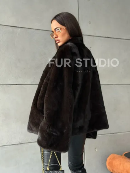 Полушубок норковый SAGA FURS - Winter 2026 - фото 10