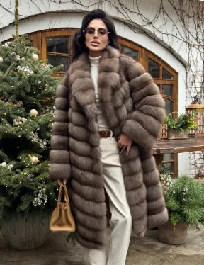 Манто из меха куницы - фото 0