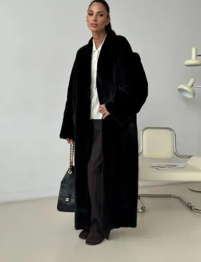 Длинная норковая шуба BLACKGLAMA - фото 9