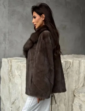 Норковая шуба автоледи - фото 8