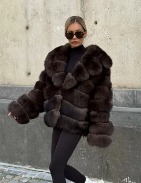 Шуба под соболь - фото 6