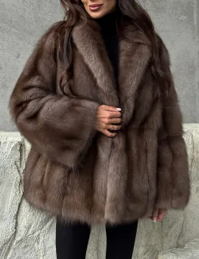 Шуба из меха куницы PREMIUM - фото 2