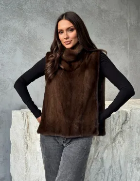 Манишка для женщин - норковая - фото 5