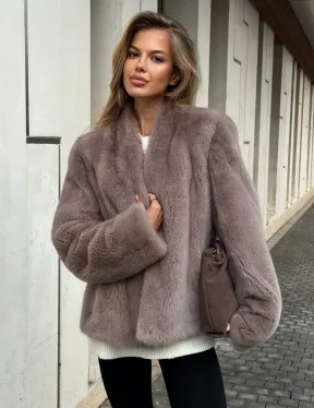 Кроп-топ шуба норковая - фото 7