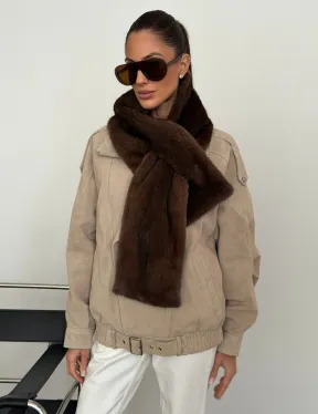 Шарф из меха норки - фото 8