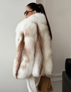 Шуба из меха Marble fox PREMIUM COLLECTION - фото 6