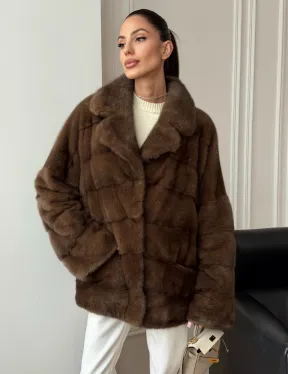 Норковый полушубок - фото 4