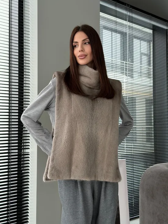 Норковая манишка «весна 2026» - фото 12