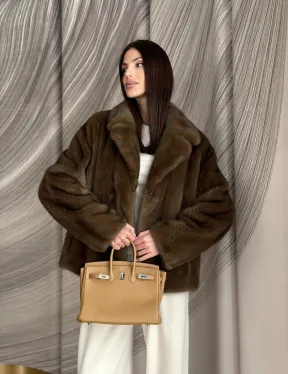 Жакет норковый под соболь - фото 14