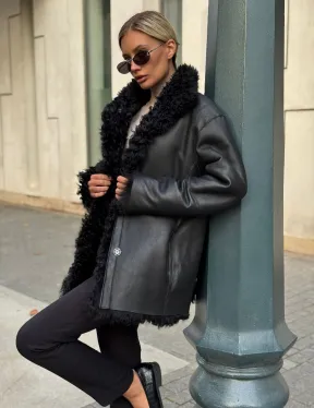 Дубленка из натуральной овчины Тиградо - фото 4